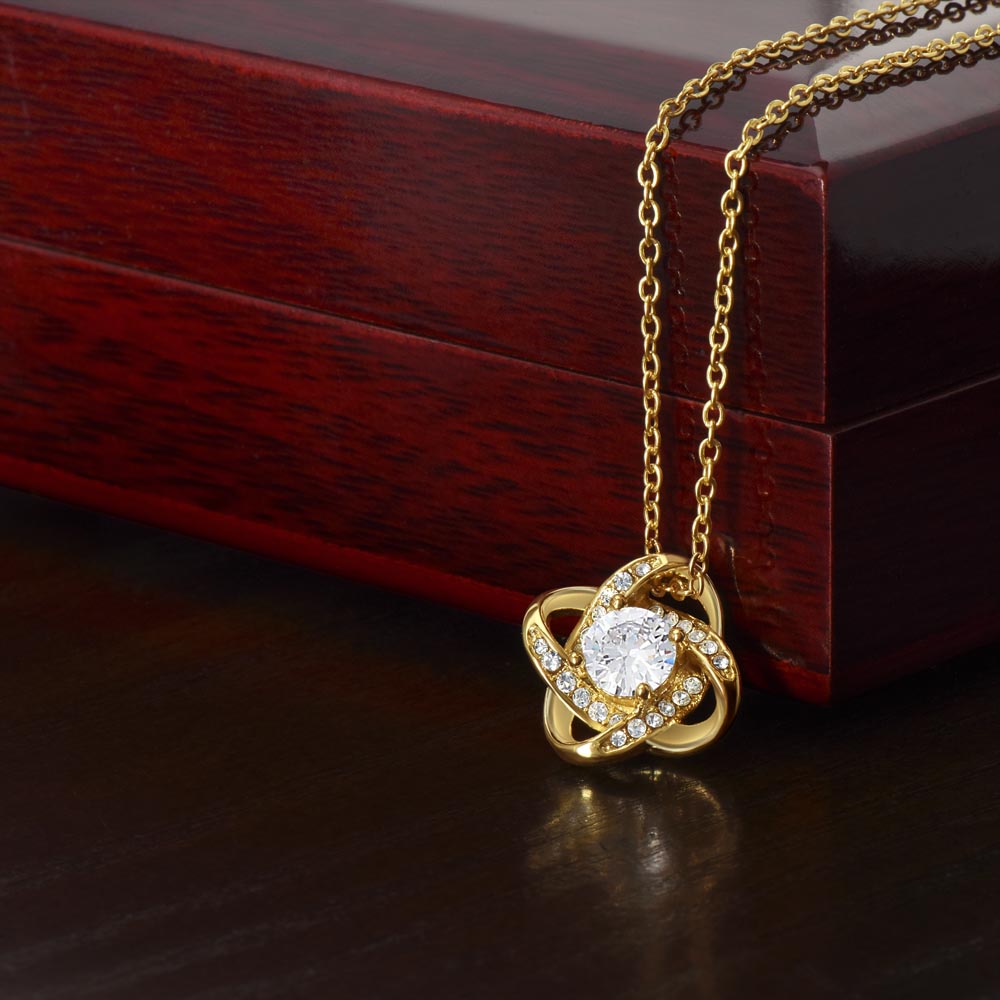 Love Knot Necklace, No Message Card