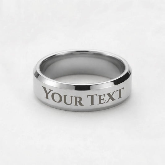Men's Engraved Ring, No Message Card