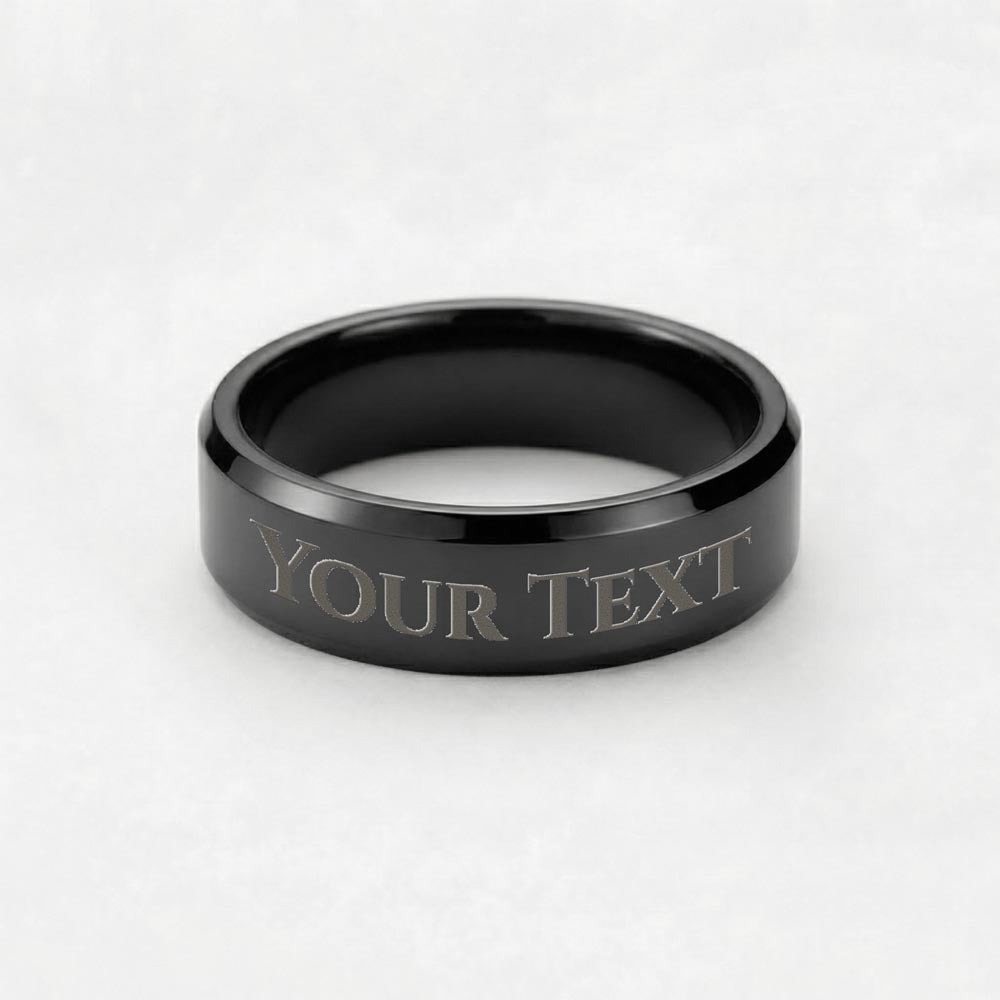 Men's Engraved Ring, No Message Card