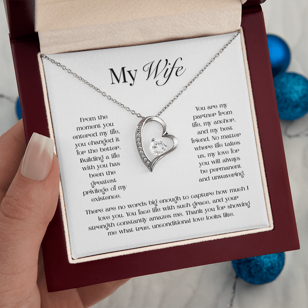 My Wife, My Love For You is Forever Necklace
