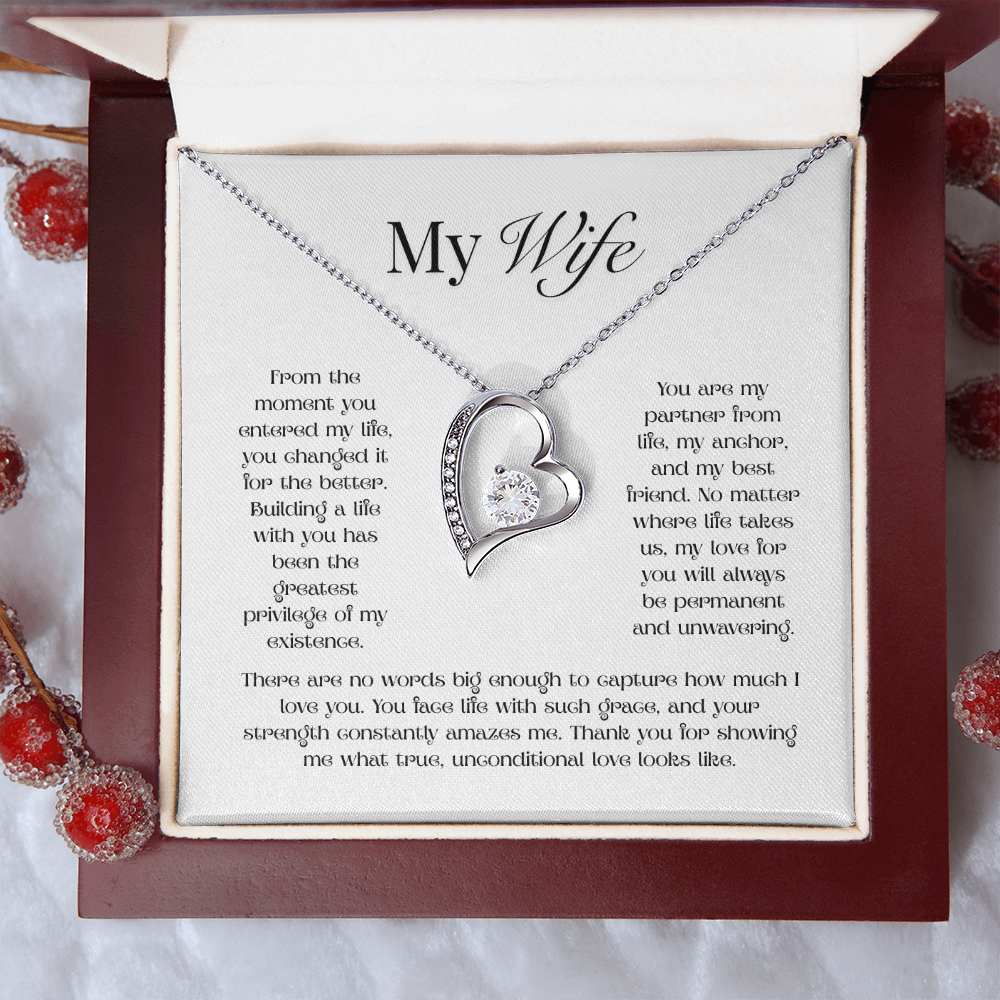 My Wife, My Love For You is Forever Necklace