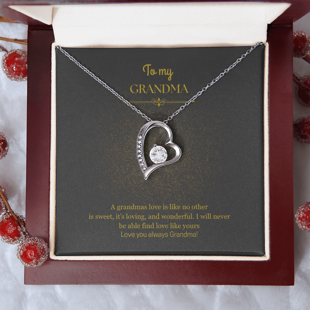To My Grandma, Forever Love Necklace