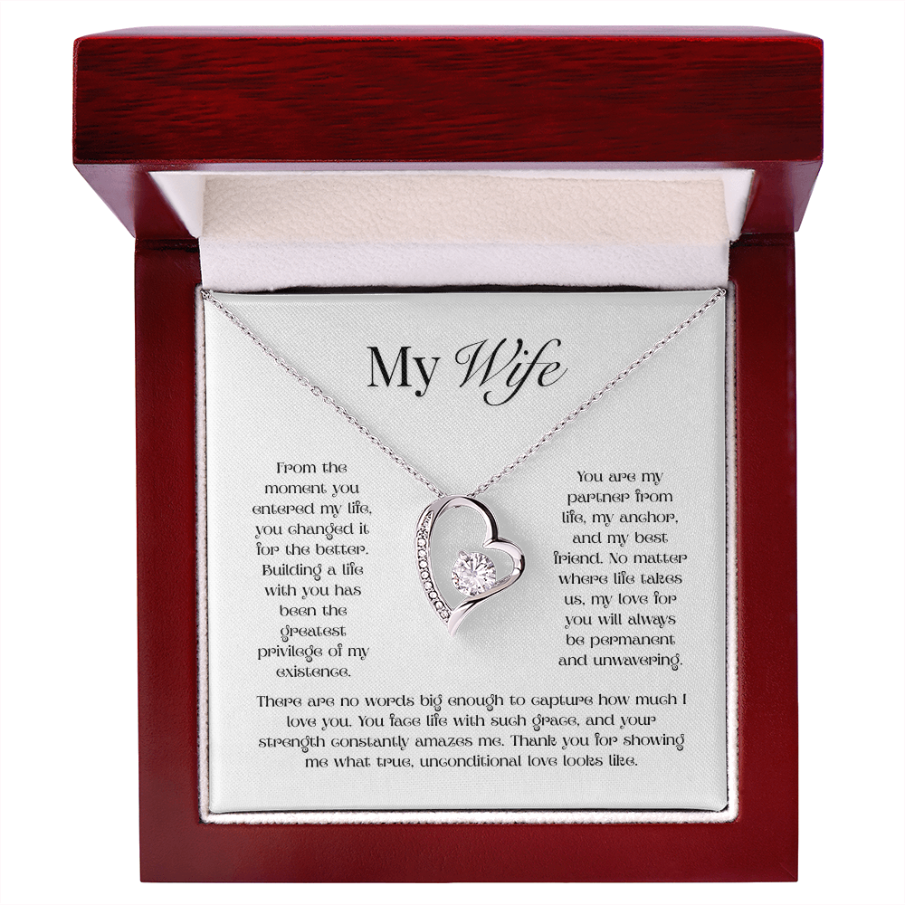 My Wife, My Love For You is Forever Necklace