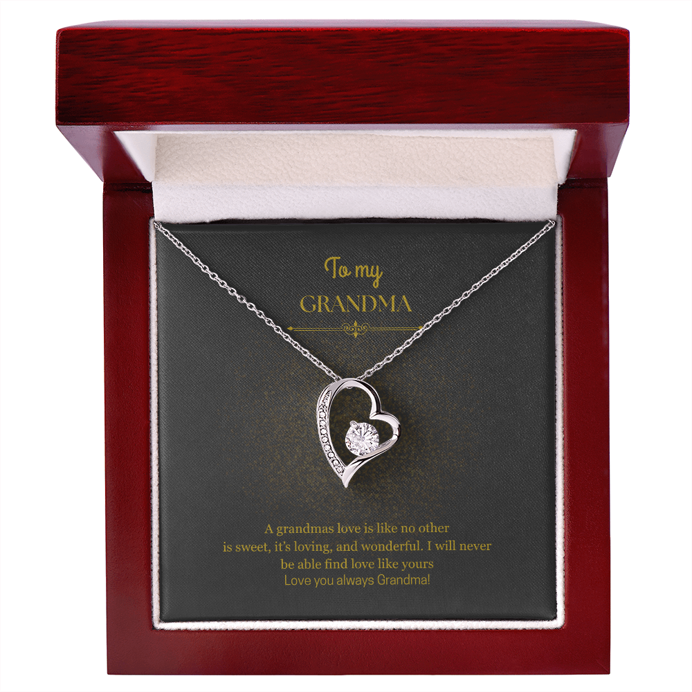 To My Grandma, Forever Love Necklace
