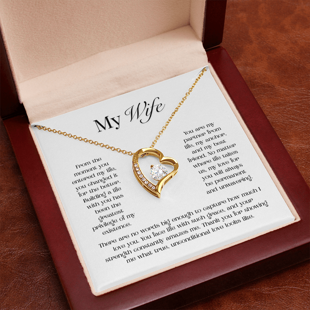 My Wife, My Love For You is Forever Necklace