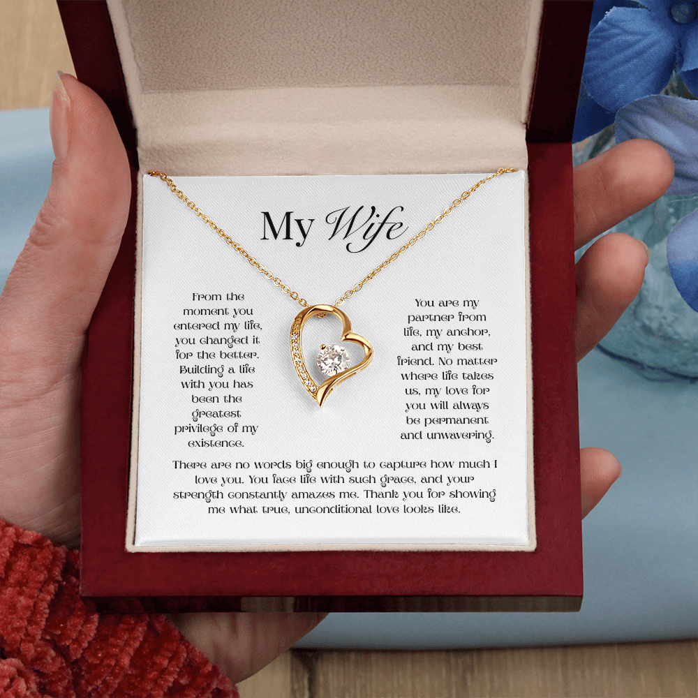 My Wife, My Love For You is Forever Necklace