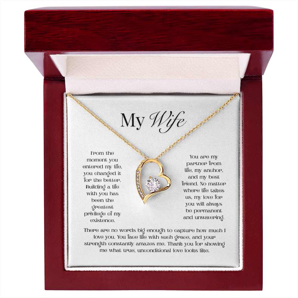 My Wife, My Love For You is Forever Necklace