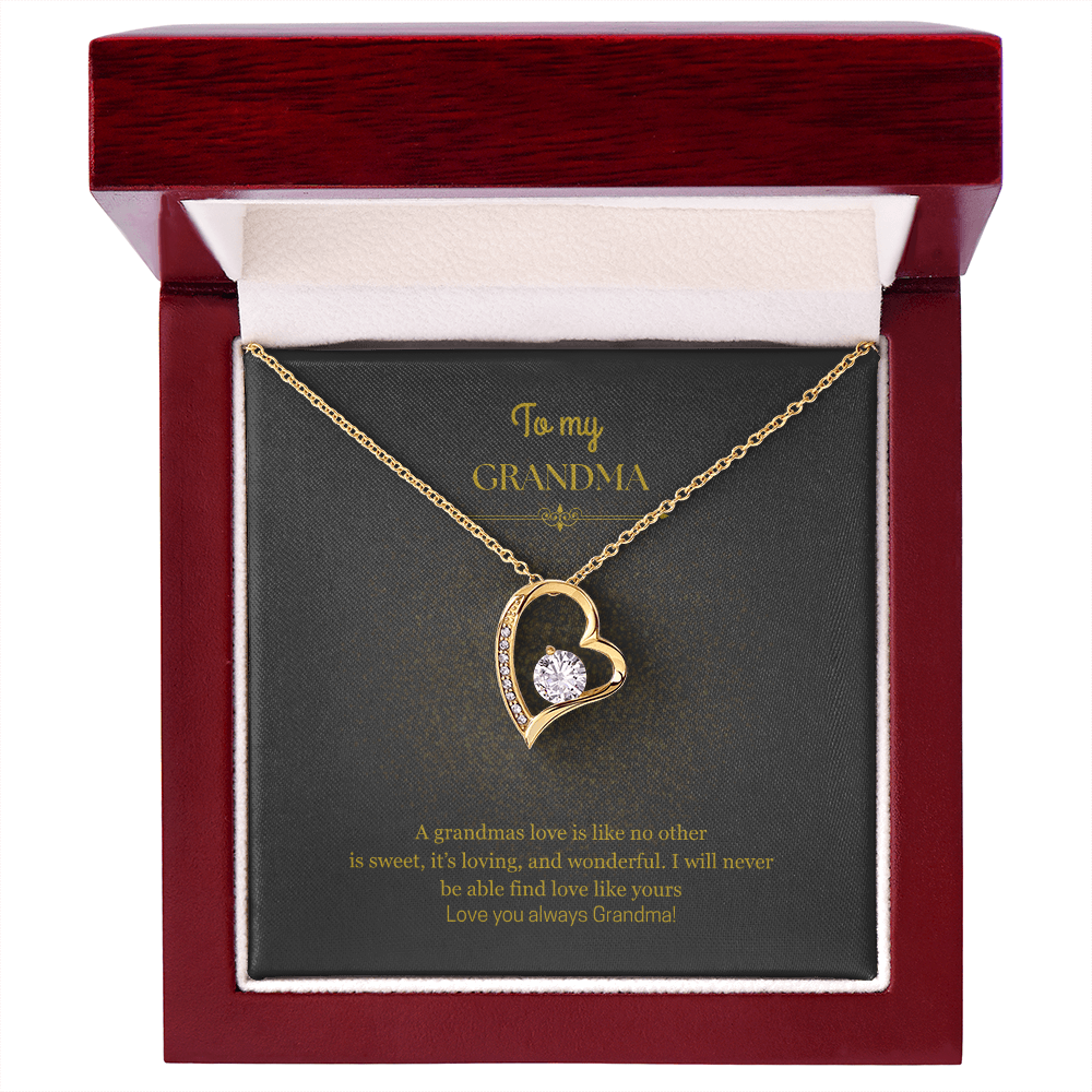 To My Grandma, Forever Love Necklace