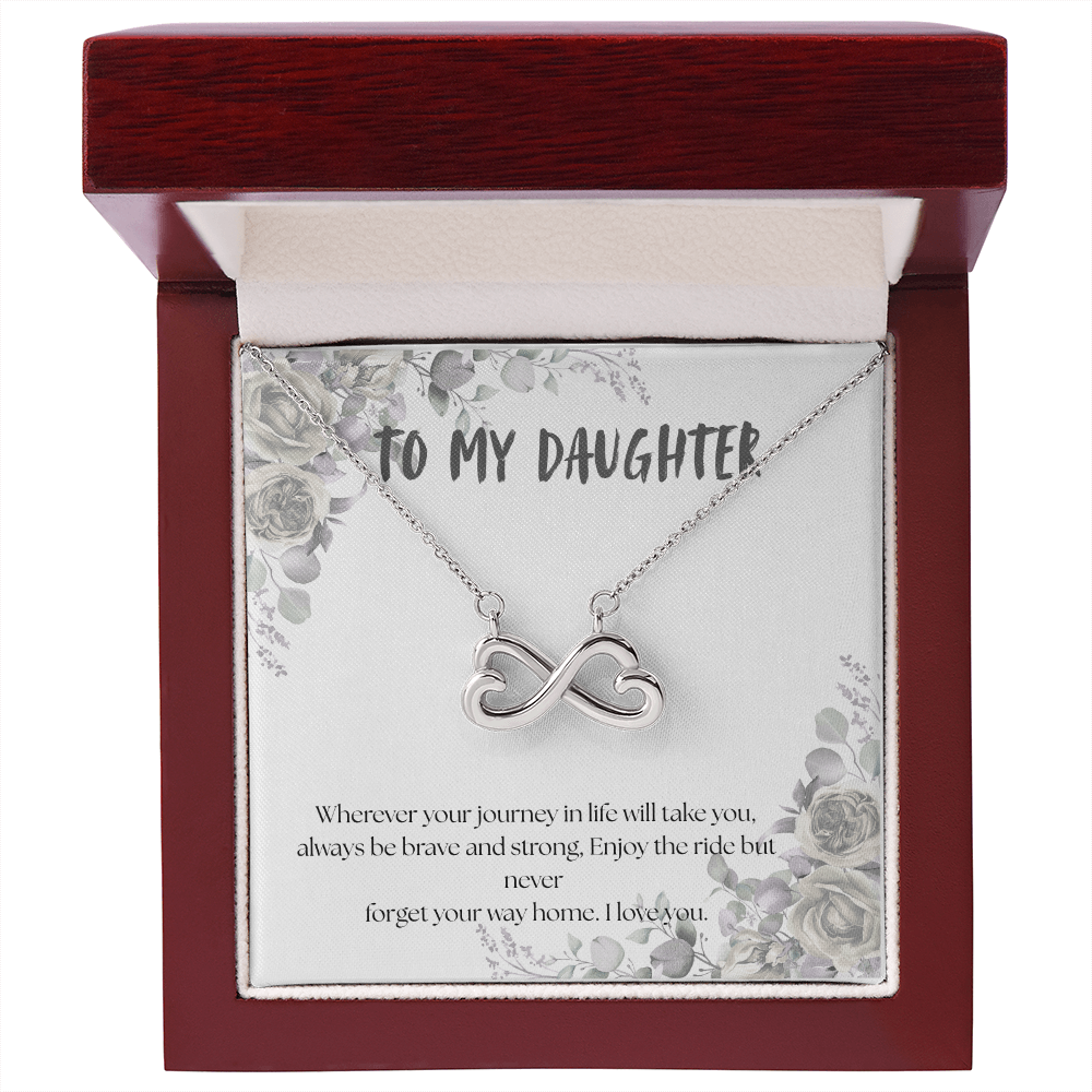 To My Daughter, Endless Love Necklace