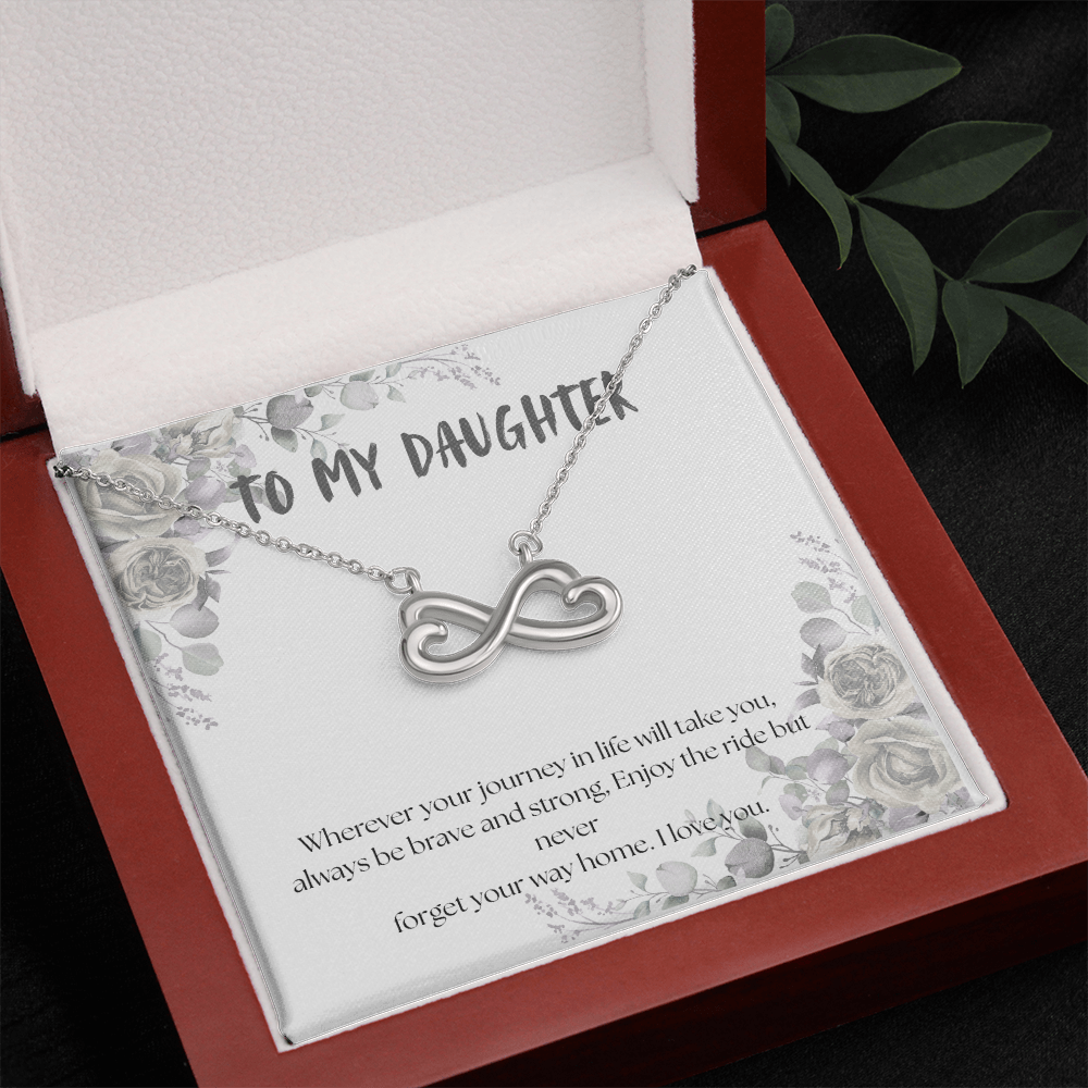 To My Daughter, Endless Love Necklace