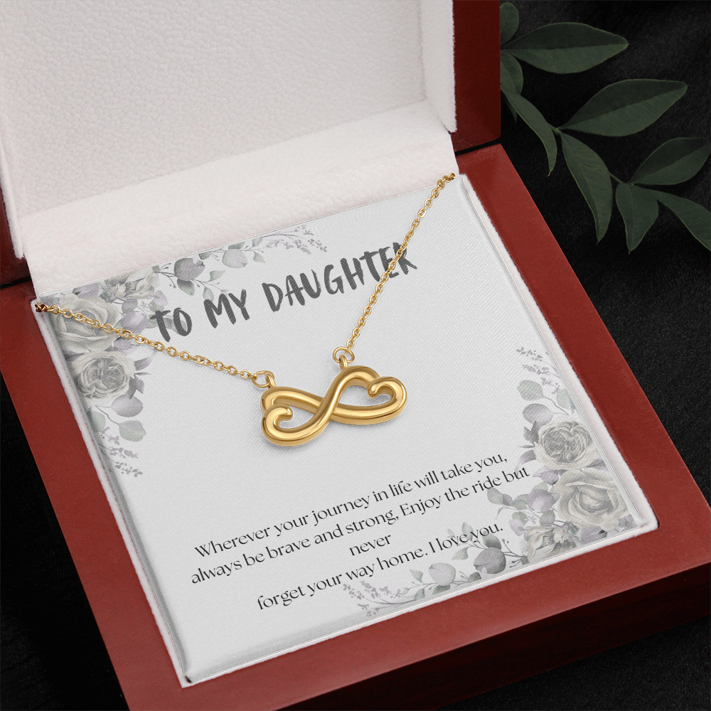To My Daughter, Endless Love Necklace