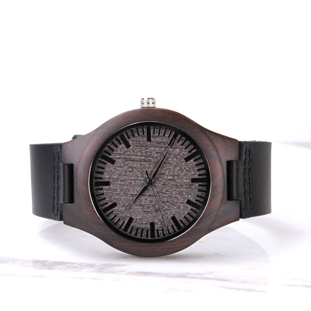 To My Husband, Wood Watch