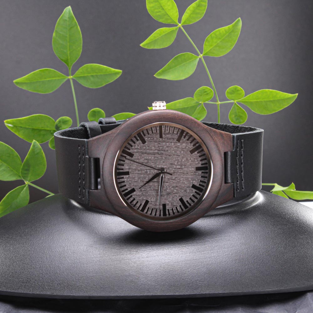 To My Husband, Wood Watch