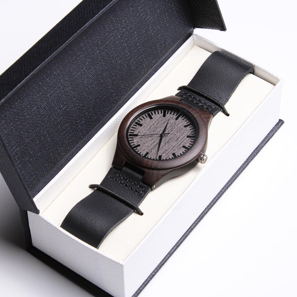 To My Husband, Wood Watch