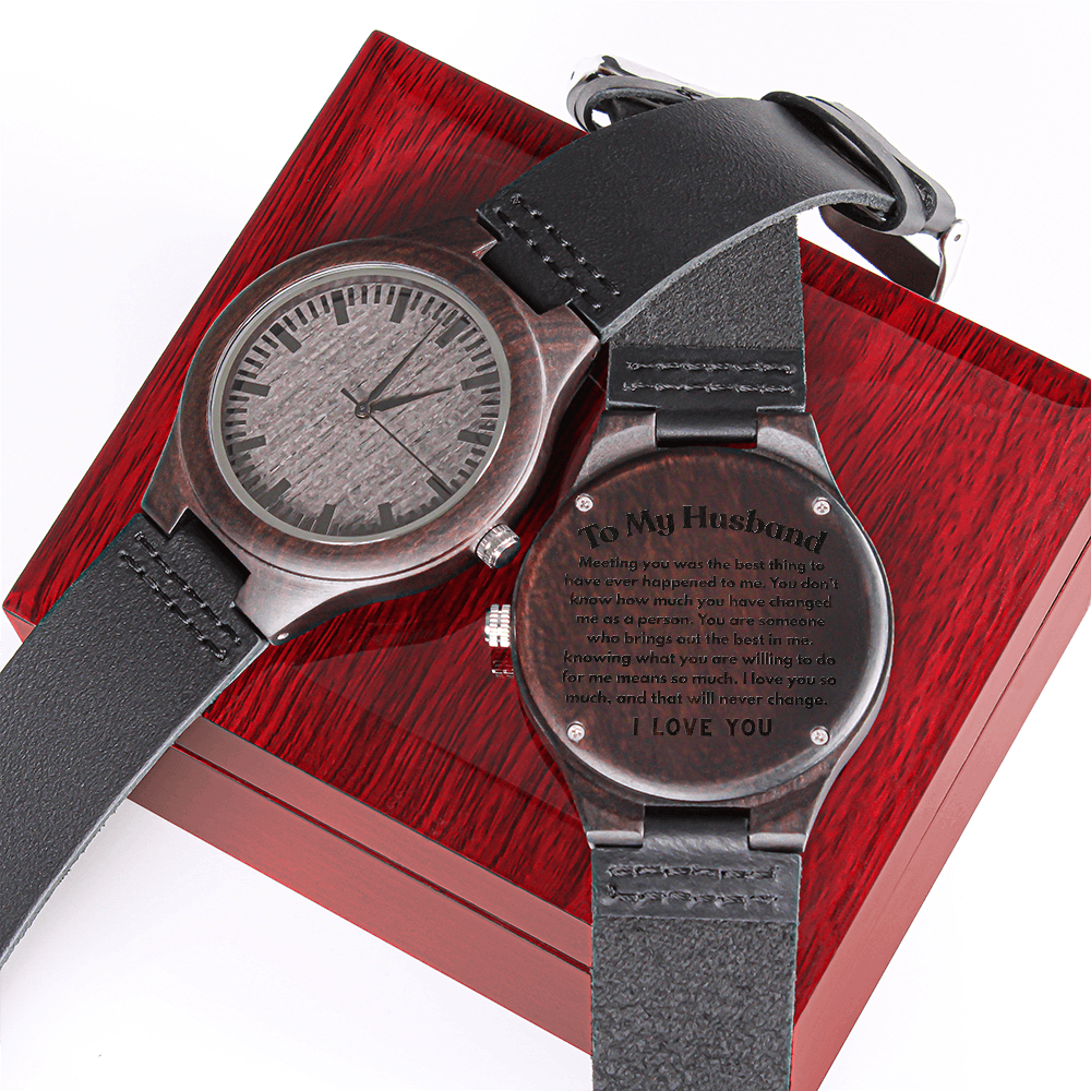 To My Husband, Wood Watch