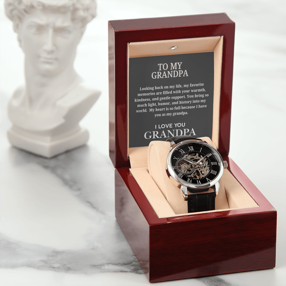 To My Grandpa, Openwork Watch