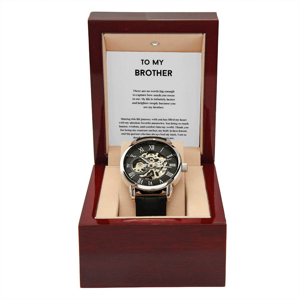 To My Brother, Openwork Watch