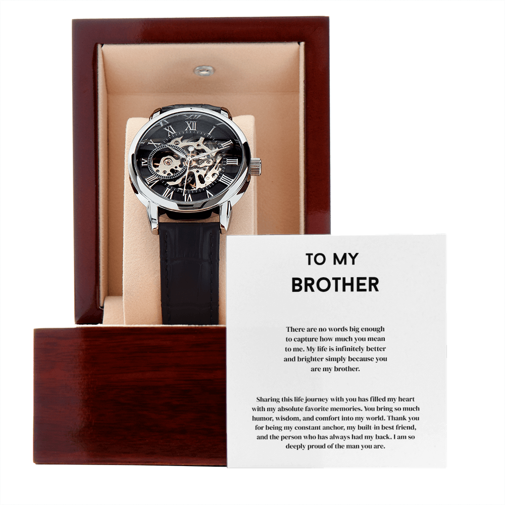 To My Brother, Openwork Watch