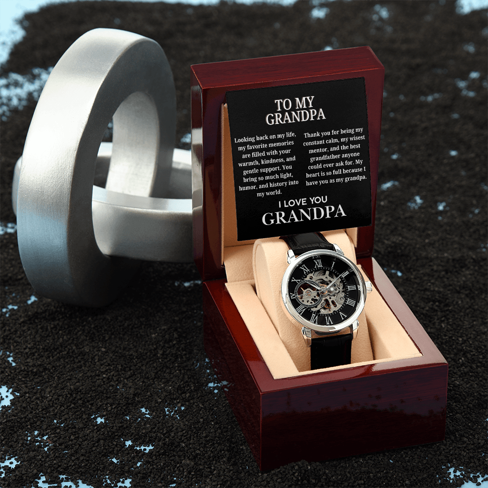 To My Grandpa, Openwork Watch