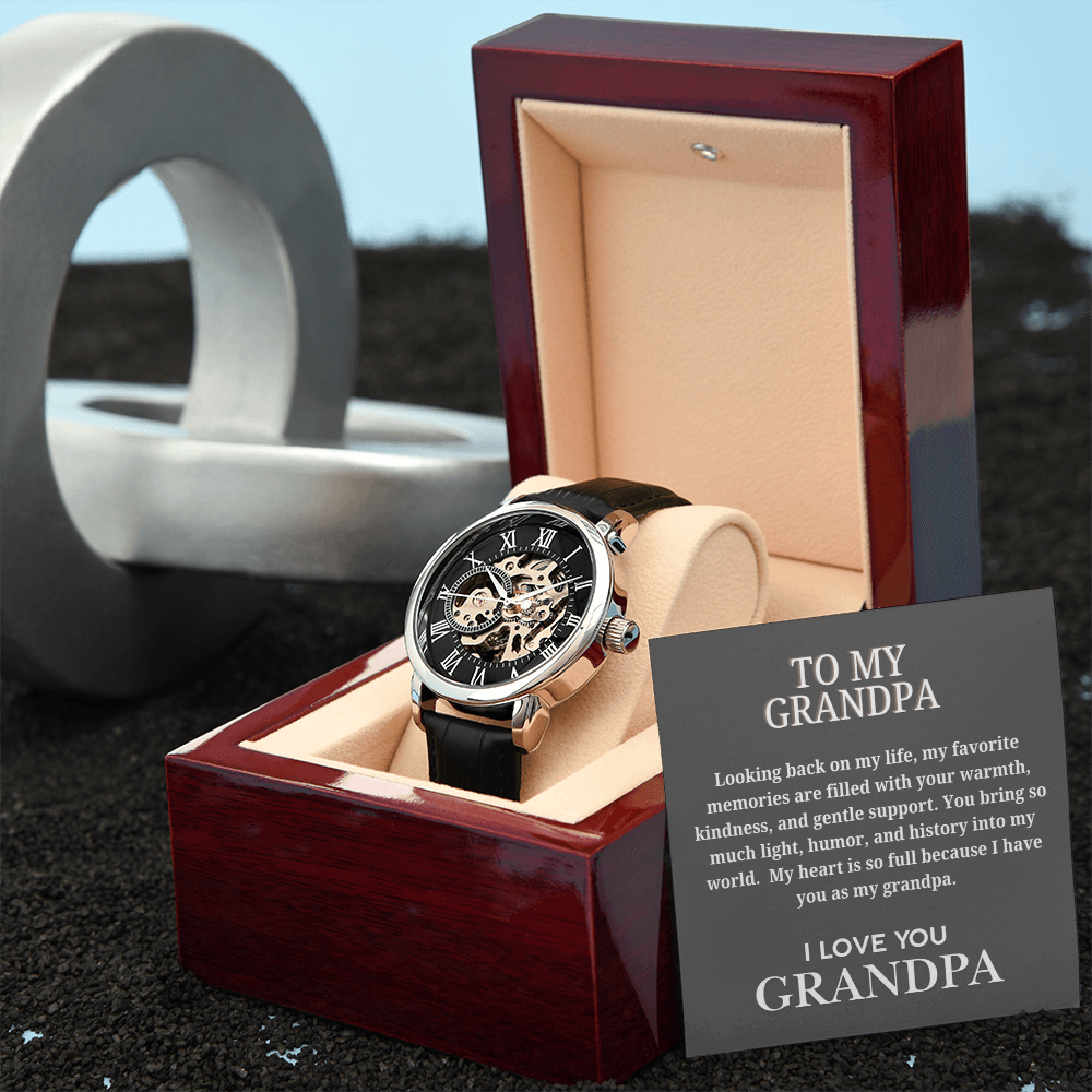To My Grandpa, Openwork Watch