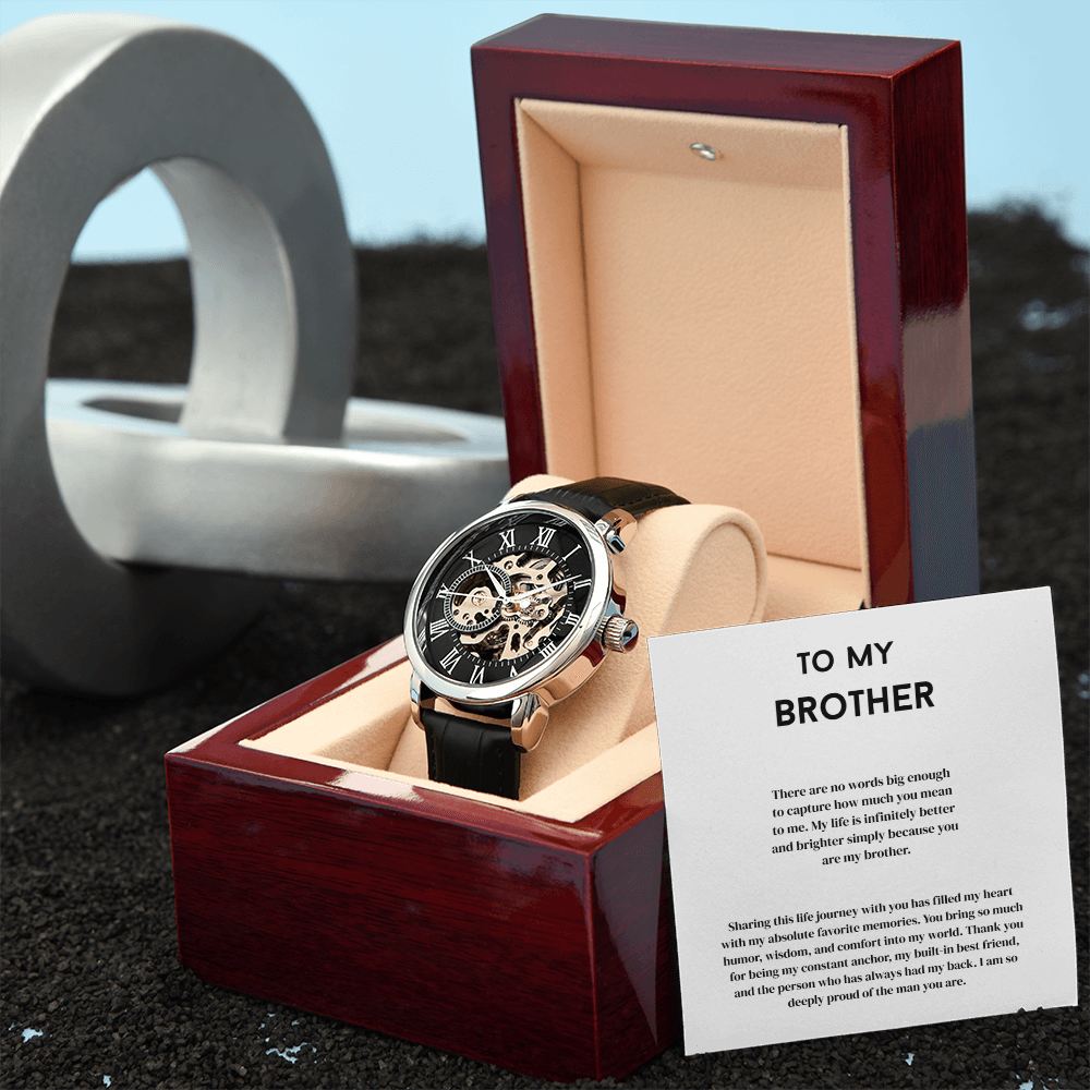 To My Brother, Openwork Watch