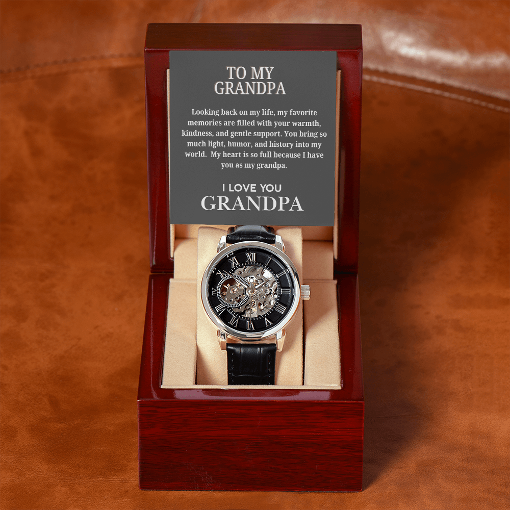 To My Grandpa, Openwork Watch