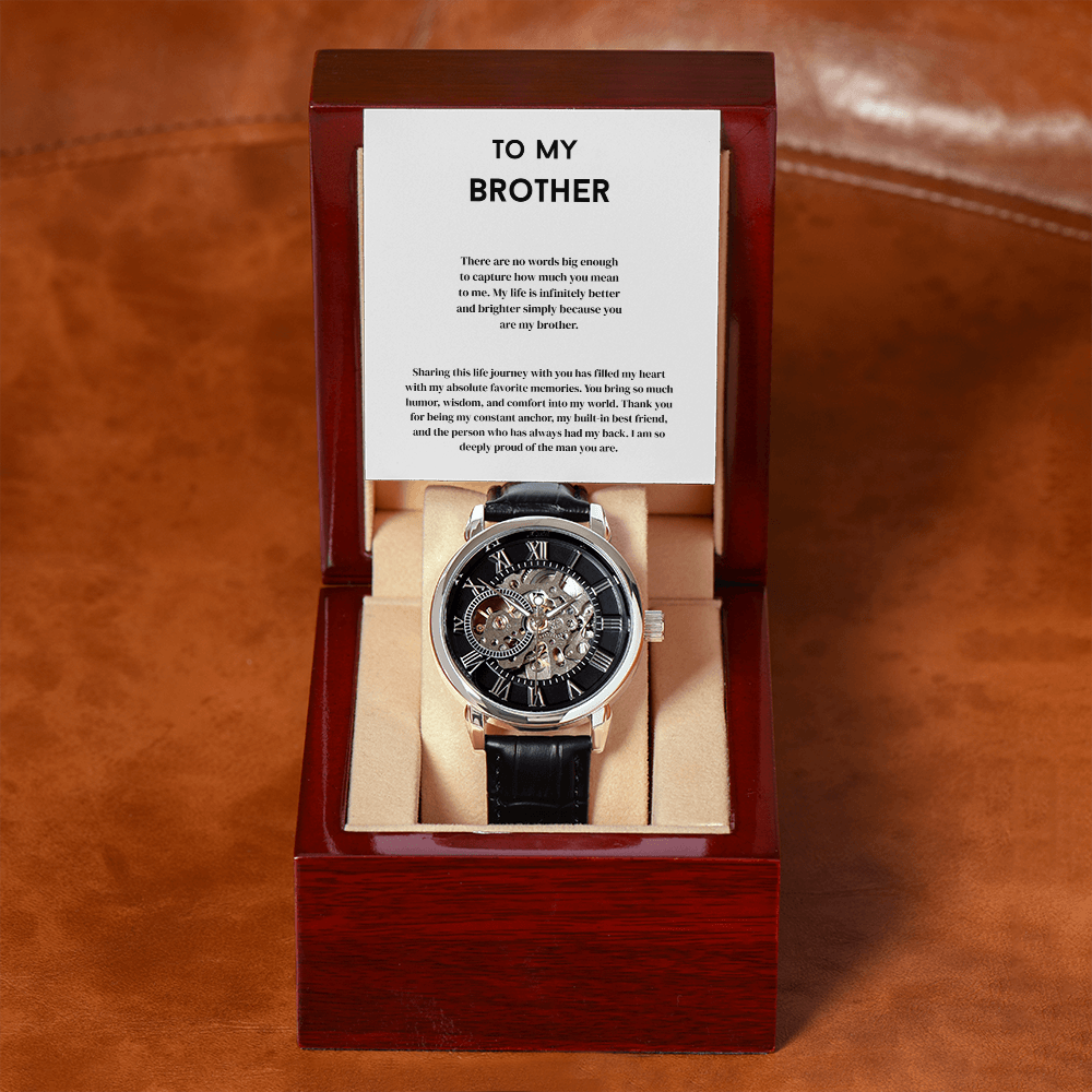 To My Brother, Openwork Watch