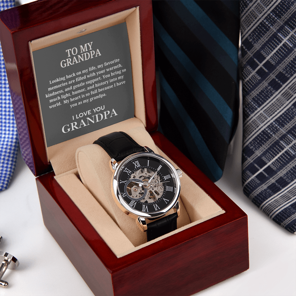 To My Grandpa, Openwork Watch