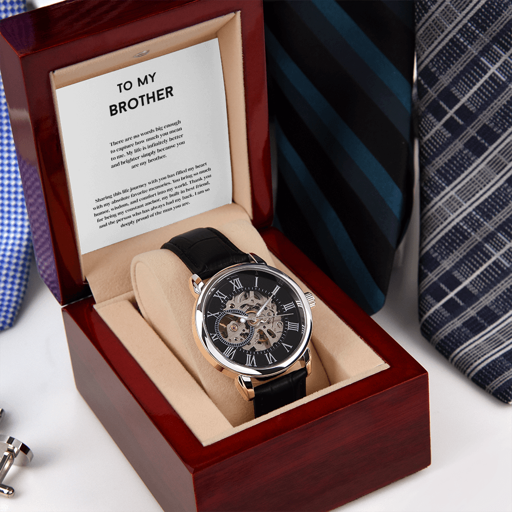 To My Brother, Openwork Watch