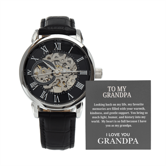 To My Grandpa, Openwork Watch