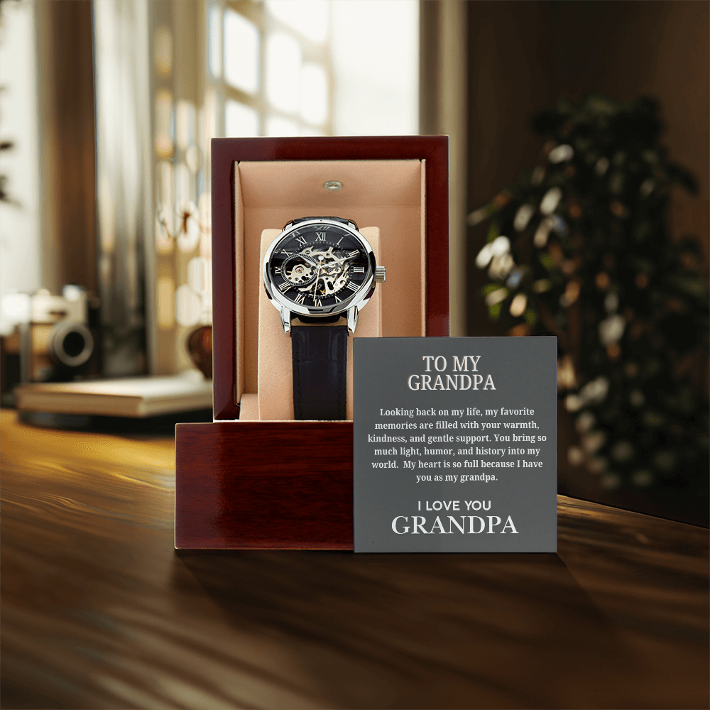To My Grandpa, Openwork Watch