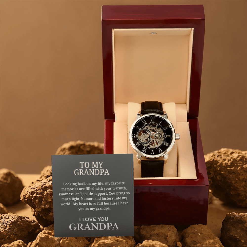 To My Grandpa, Openwork Watch