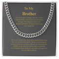To My Brother, Cuban Link Chain
