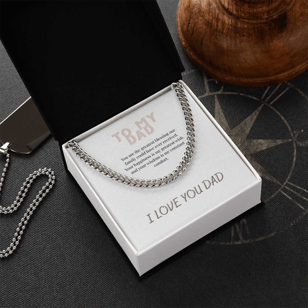 To My Dad, Cuban Link Chain