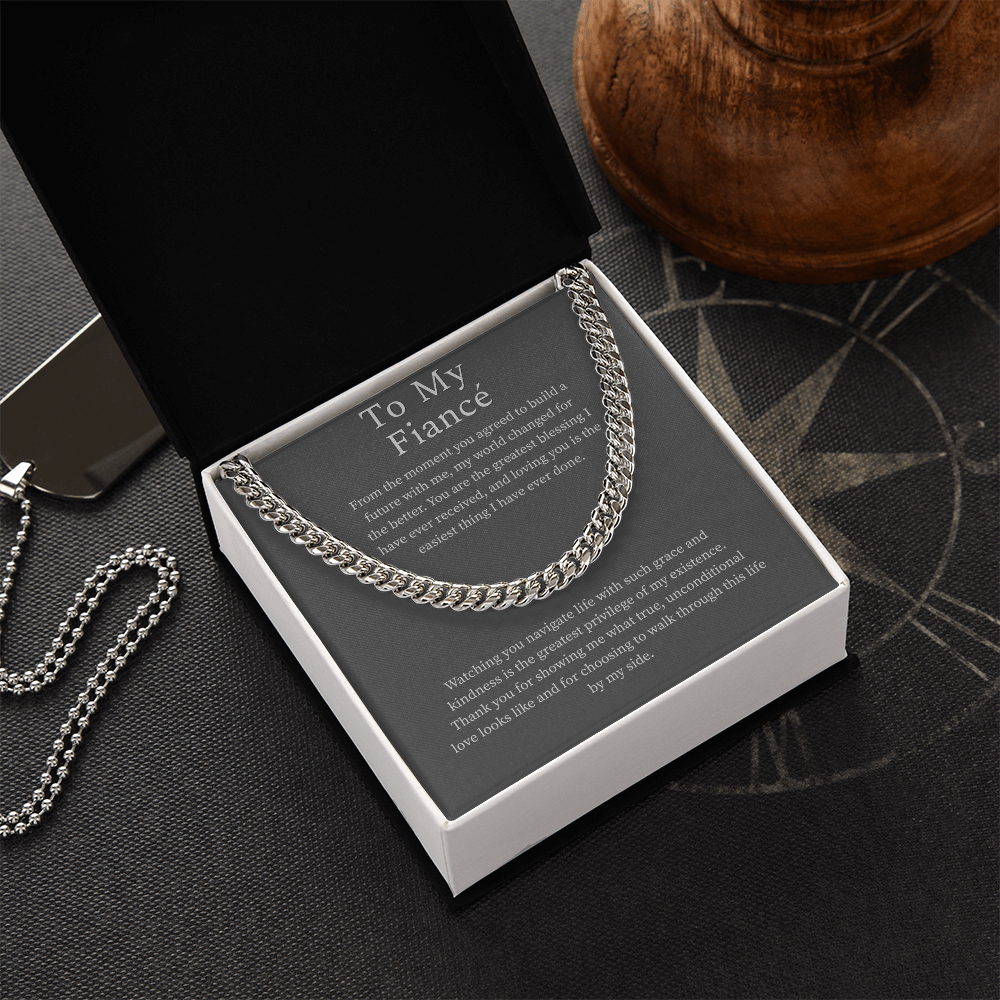 To My Fiance, Cuban Link Chain
