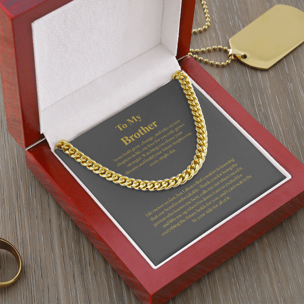 To My Brother, Cuban Link Chain