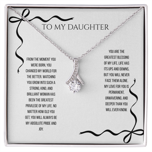 To My Daughter, Alluring Beauty Necklace