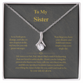 To My Sister, Alluring Beauty Necklace