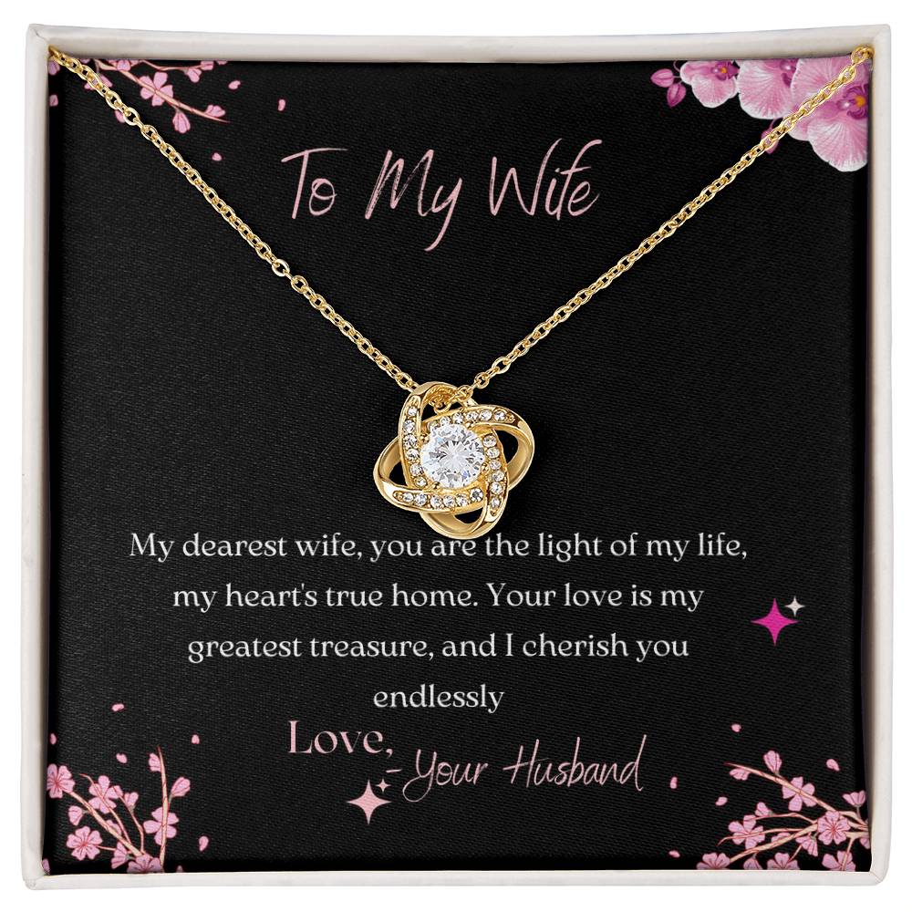 TO MY WIFE LOVE KNOT