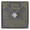To My Fiancee, Love Knot Necklace