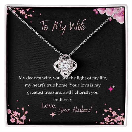 TO MY WIFE LOVE KNOT