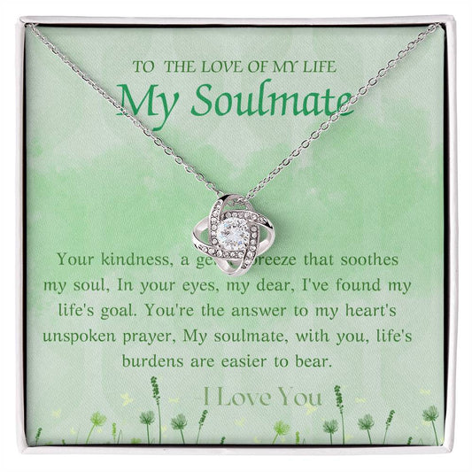 LOVE OF MY LIFE LOVE KNOT