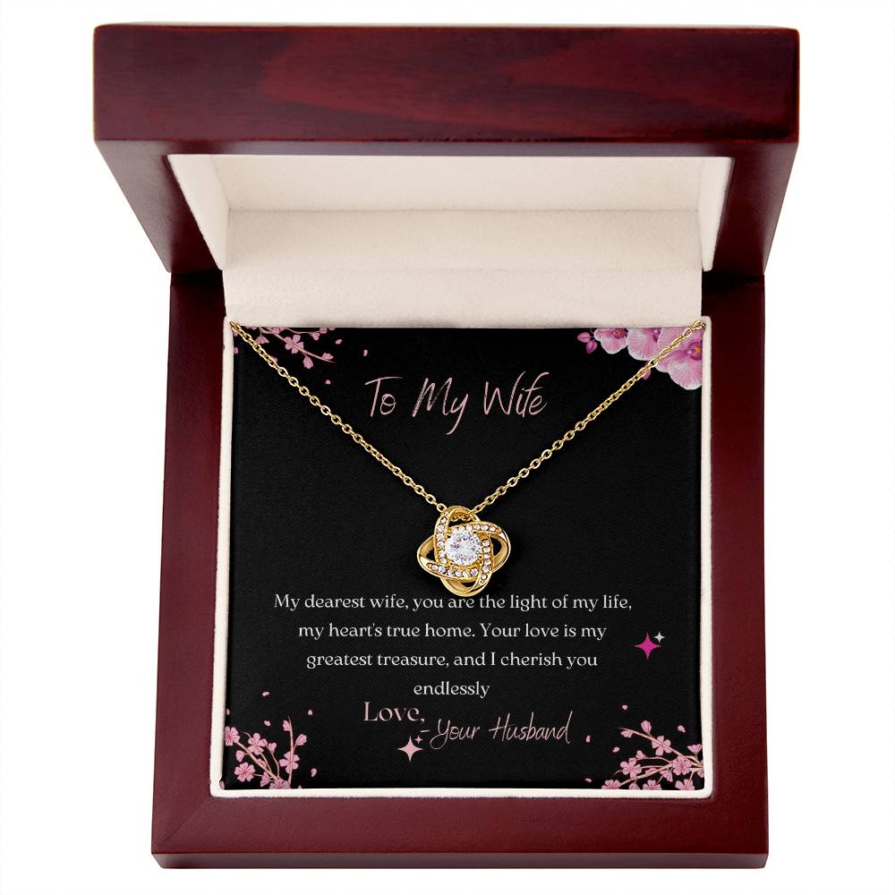 TO MY WIFE LOVE KNOT