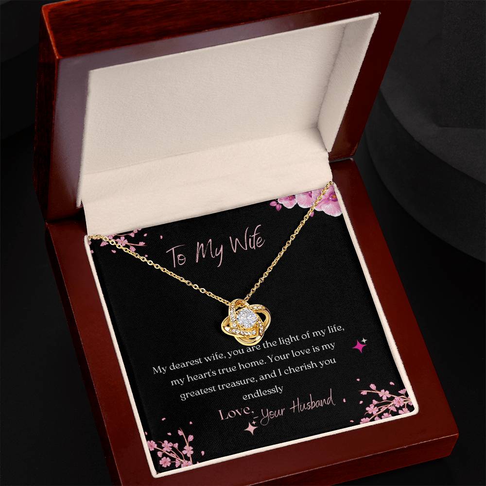 TO MY WIFE LOVE KNOT
