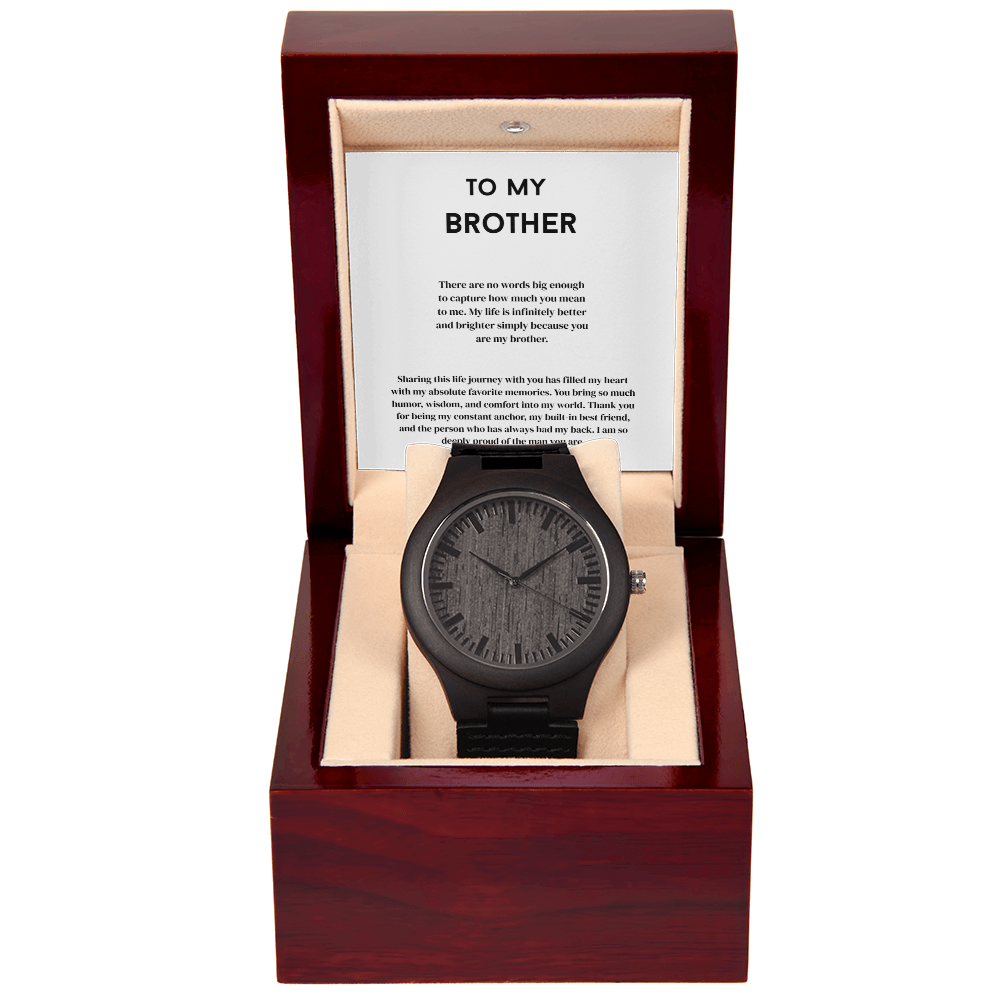 To My Brother, Wooden Watch