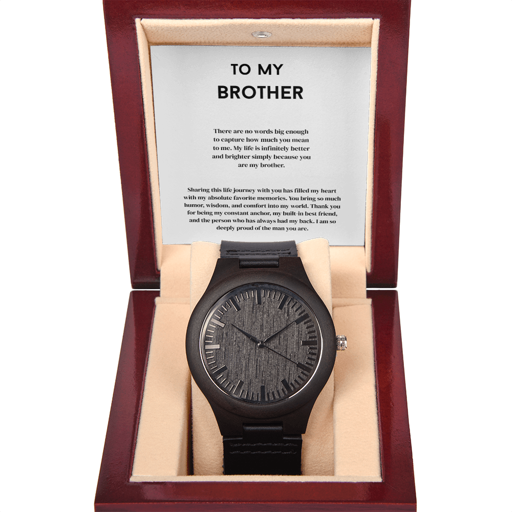 To My Brother, Wooden Watch