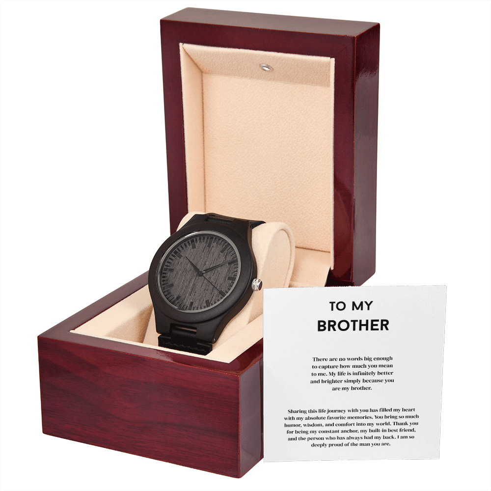 To My Brother, Wooden Watch
