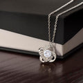 Love Knot Necklace, No Message Card