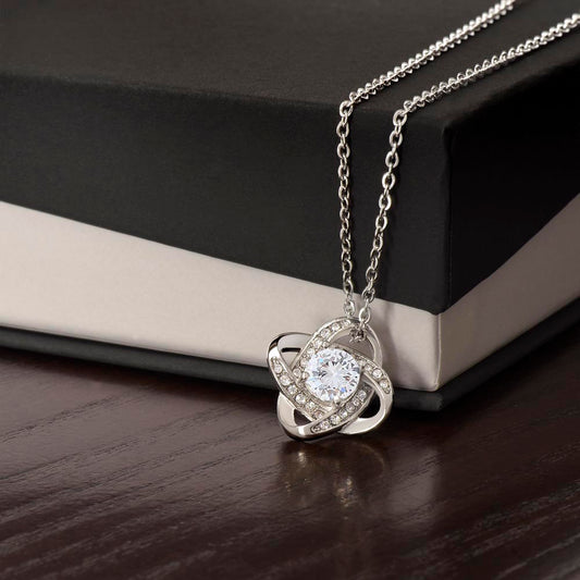 Love Knot Necklace, No Message Card