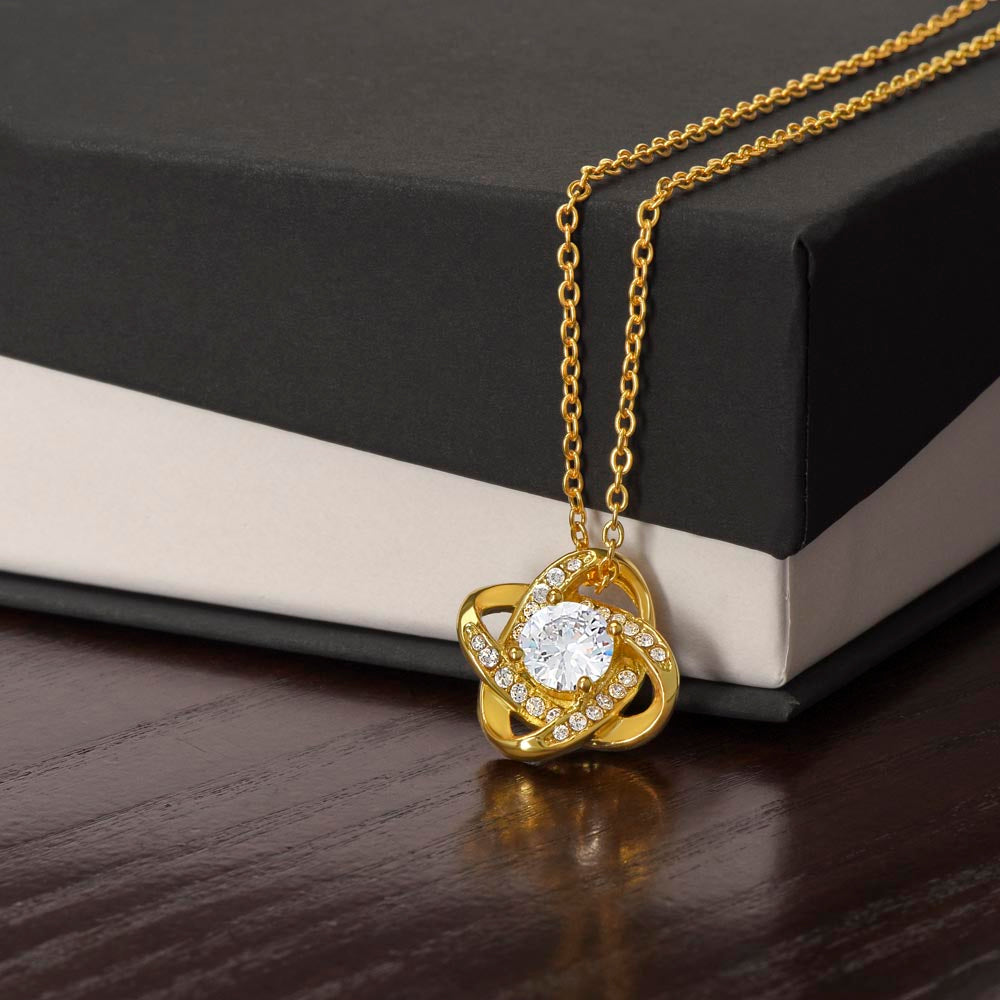 Love Knot Necklace, No Message Card